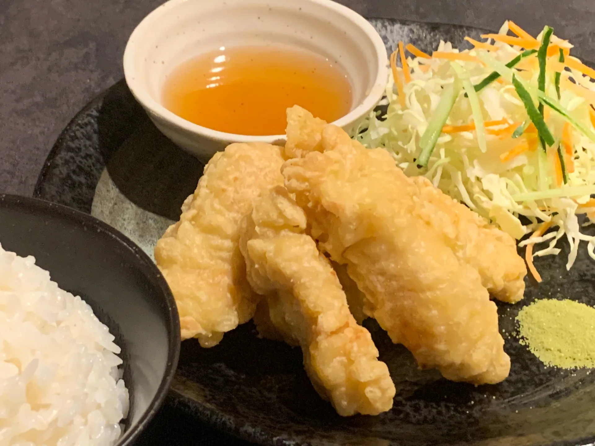 とり天定食